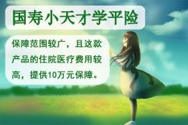 中国人寿学平险100元，全面的意外和疾病保障