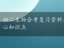 初二生物会考复习资料：生物多样性、保护措施及核心知识点