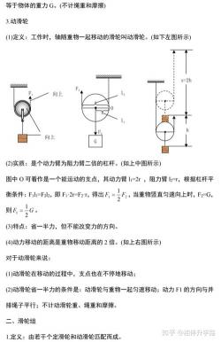 初二物理下册知识点：牛顿定律、摩擦力、压强和杠杆全面解析