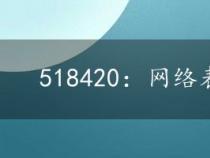 518420：网络表白梗的秘密解读