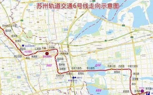 苏州3号线地铁线路图揭秘：东西走向，穿越四大行政区，预计2019年底通车