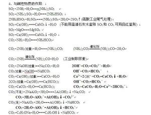 常见氧化物化学式及其分类