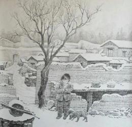 雪怎么画：素描雪景的四种方法，轻松掌握技巧