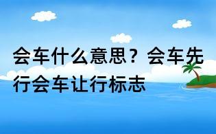 会车先行：路考技巧与安全驾驶的关键