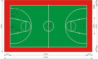 篮球场规格解析：长度、宽度、线条、材质与设施一览