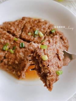 家常蒸肉饼：简单美味，营养满分