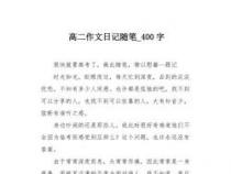 高中随笔500字：情感的表达与生活的思考