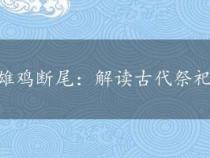 雄鸡断尾：解读古代祭祀文化与现代逃避心态的象征