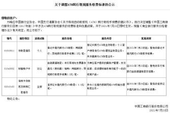 2016年工商银行跨行取款手续费标准及查询方法